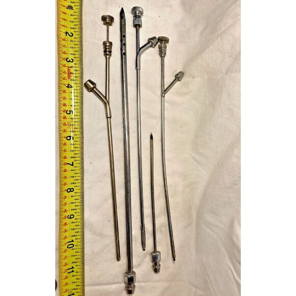 Embalming Mortician Vintage Drain Tubes Trocar Morbid Death Funeral Supply-5pcs - Picture 2 of 4